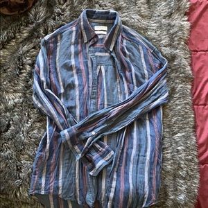 Striped flannel/blouse